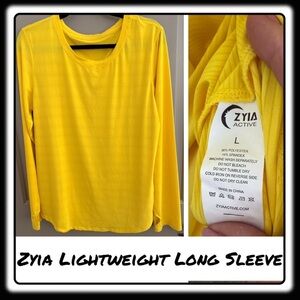 Zyia Yellow Primo long sleeve tee Large